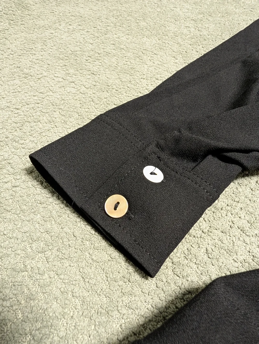 Pomander Place x Tuckernuck Callahan Shirt Dress Black Size M - Picture 14 of 15